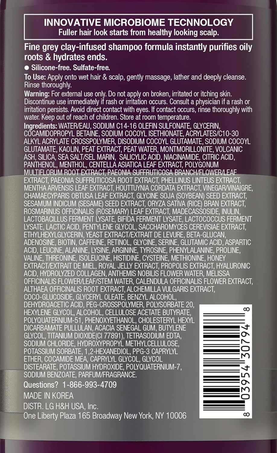 Dr. Groot Scalp Soothing Shampoo with Biotin, Centella, and Prebiotics - Moisturizing Kbeauty Solution for Dry Scalp, Korean Hair Care, Scalp Revitalizing Shampoo